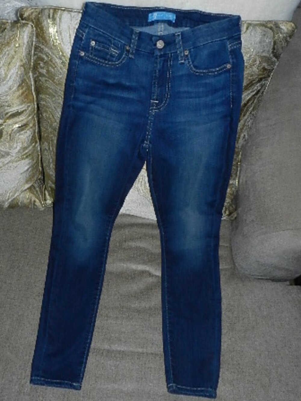 Women's 7 for all mankind Blair The Ankle Skinny Jeans Size 26